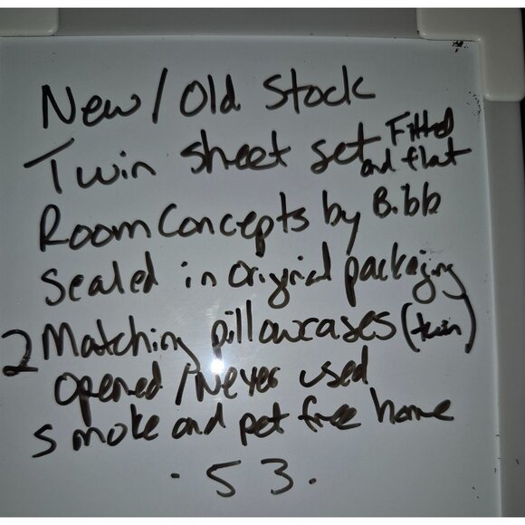 Room Concepts Twin Fitted & Flat No-Iron Sheets + Beige Pillowcases 50% Fortrel - Picture 10 of 10